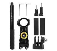 Motorcycle Bicycle Selfie Stick, Third Person Perspective Selfie Stick Pole, Camera Holder Mount Telescopic Rod for Insta360 X3 X2 X ONE RS R