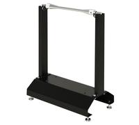 Durhand Steel Rotating Motorcycle Wheel Balance Stand - Black, Black