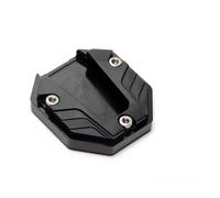 Motorcycle Bike Kickstand Extender Foot Side Stand Extension | Anti-skid Enlarged for base,Pad Support Plate(Black)