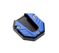 Motorcycle Bike Parking Kickstand Extender Foot Side Stand Pad Support Plate Motorbike Accessories(Blue)