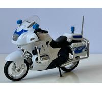 Motorcycle Bike Polish Police Model Toy Diecast/Plastic Parts 1:18 Scale Daffi