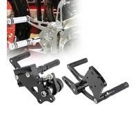 Motorcycle Billet Aluminum Forward Controls Foot Pegs Kit For Harley Softail Fat Boy Night Train Breakout Cross Bones 2000-2017 Foot Rests