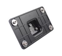 Motorcycle Black 3 Holes Laydown License Plate Mount Bracket For 1973-UP For Ha&rley Sportster Dyna Softail Big Twins Numbers Plates