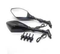 Motorcycle Black Arrow Turn Signal Rearview Side Mirror For Street Bikes Cruiser Scooters For Ducati Monster 600 750 900 S4r S2r