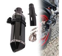 Motorcycle Black Exhaust Muffler Middle Link Pipe DB Killer Slip-On Escape For CBF600N CB600 CB600F Variation Hornet 600