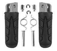 Motorcycle black Foot Peg Front Footrest for Honda CB 1300 CBR 1100 CB 1100 XL 1000 VTR 1000 CBR 1000 CB 1000 VFR 800 Fi-Y 00 CB 750 NTV 650 NT 650 NTV 600 CBR 600 CB 600 CBR 500 CB 400 VTR 250 XL 125