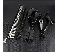 Motorcycle Black Forward Controls Complete Kit Pegs Levers Linkages For Harley Sportster XL883 XL1200 2004-2013 2014-2021 2022 Foot Rests