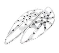 Motorcycle Black Front Driver Floorboard FootPeg Rest Pedal For Harley Touring Electra Glide FLHT Heritage Softail Dyna For Fatboy