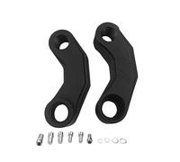 Motorcycle Black Motorcycle Rearview Mirrors Extension Riser Extend Adapter Mirror Extender Adapters Riser Supplies Rear View Base Mirrors Accessories