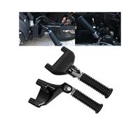 Motorcycle Black Rear Passenger Footrests Foot Pegs Pedal Mount For Harley Sportster Iron XL 883 1200 Forty-Eight 2004-2013 2012