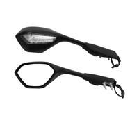 Motorcycle Black Rearview Mirrors Turn Signals For S1000RR 2019-2024 M1000RR 2021 2022 2023