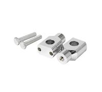 Motorcycle Black/Sliver Aluum Handle Bar Mounting Handlebar Risers Clamp 22mm 25mm For Universal For Victory