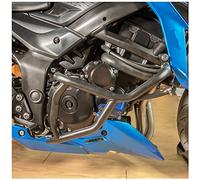 Motorcycle Black Steel Highway Crash Bars Crashbar Stunt Slider Cage Engine Guard Frame Falling Protectors Bumper for GSX-S GSXS GSX S 750 GSX-S750 2017 2018 2019 2020 2021 2022 2023