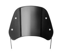 Motorcycle Black Universal 6.5"-9.45" Headlight Adjustable Windscreen Wind Deflector Windshield Fit For Harley Honda Yamaha Kawasaki