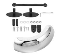 Motorcycle Blindspot Mirror, 180 Degree Wide Angle Dual Mirror Setup | ABS Construction, Coated Lenses Minimise Glare, Clearer Rainy or Dusk Visibility, Suitable for City Roads and Parking Lots