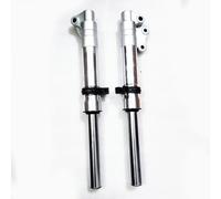 Motorcycle Body Part One Pair 365mm 26mm Motorcycle Front Fork Shock Absorber Suspension For Y-AMAHA JOG JOG50 JOG90 50 90 50cc 90cc(Silver)