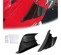 Motorcycle body protection For Kawasaki ZX-14R ZX-10R ZX-6R Motorcycle Guard Shield Panel Protective Side Winglet Wing Deflector Spoiler Fairing Cover Accessories(Matte Carbon Look)