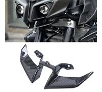 Motorcycle body protection Motorcycle Guard Cover Carbon Fiber Winglet Wing Spoiler Front Headlight Lower Fairing Protective Cover Accessories For Y-AMAHA MT-10 2016-2022