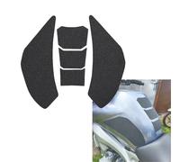 Motorcycle Body Sticker Motorcycle Fuel Tank Cap Decal Sticker for Y-AMAHA FZ6 N/S 2004 2005 2006 2007 2008 2009 2010 FZ6N FZ6S Protector Pad(Black- Silver)