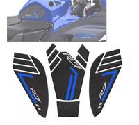 Motorcycle Body Sticker Motorcycle Fuel Tank Cap Decal Sticker for Yamaha-R7 YZF R7 Yzfr7 2021 2022 Protector Pad Decoration(Blue)