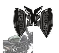 Motorcycle Body Sticker Motorcycle Protector Pad Fuel Tank Cap Sticker Decoration for LONCIN for VOGE 300ac 300AC(Grey)