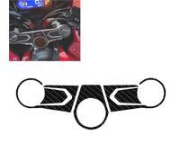 Motorcycle Body Sticker Motorcycle Sticker Tank Pad Fork Triple Tree Upper Clamp Decal for H-ONDA CBR650R CBR 650 R 2019 2020 Decoration Decals(Black- Silver)