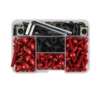 Motorcycle Bodywork Screws Fairing Bolts Kit For Ninja 1000 ZX1000 ZX1000G 250 250R EX250J EX250F 300 EX300 EX300A EX300B Fairing Bolt Kit(RED)