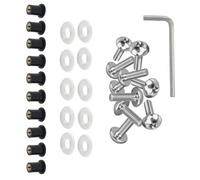 Motorcycle bolt Compatible With For YZF For R1 1999 2003-2007 2009-2013 For Limited Edition 2006 2010 For Raven 2011-2013 Motorcycle Bolts And Nuts(Silver1)