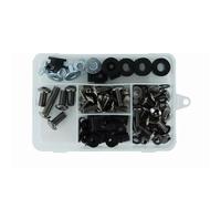 Motorcycle Bolt Kit For Ninja For 500R 1994 1995 1996 1997 1998 1999 2000 Motorcycle Nut Complete Bolts Kit Motorbike Fasteners Bolts Nut Clips Kit(Metallic)