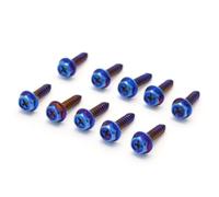 Motorcycle Bolts Compatible With Motorcycle Accessories 10Pcs M4 For M5 Self-Tapping Screws Replacement