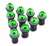 Motorcycle Bolts Kit For BMW S1000RR HP4 HP2 Sport K1200S 10PCS Fairing Wind Screen Screw Bolt Kit Windshield Mounting Nut