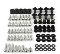 Motorcycle Bolts Screw For H&onda For CBR600RR 2007 2008 2009 2010 2011 2012 Fairing Bolts Kit Bodywork Nuts Screws Clips Fairing Nuts(Silver)