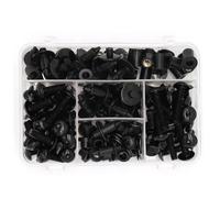 Motorcycle Bolts Screw For K&awasaki For Ninja 125 250 EX250 300 EX300 400 400R ER-4f M5 M6 Fairing Bolt Kit Bodywork Nuts Fairing Nuts(BLACK)