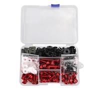Motorcycle Bolts Screw For K&awasaki For Versys 650 For Ninja 650R 1000 Z750 Z1000 ZZR600 Fairing Bolts Kit Windscreen Nuts Fairing Body Screws Bolts(RED)