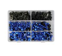 Motorcycle Bolts Screw For Suzuki GSX-R750 GSX-R600 GSX-R1000 2001-2021 253pcs M5 M6 Fairing Bolts Kit Washers Nuts Fairing Body Screws Bolts(BLUE)