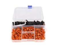 Motorcycle Bolts Screw For Suzuki GSXR 600 750 1000 600 750 1000 K1 K2 K3 K4 K5 K6 K7 K8 K9 195/PCS Fairing Bolts Kit Fairing Bolts Kits(Orange)