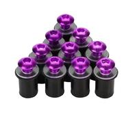 Motorcycle Bolts Screw For Suzuki GSXR GSX-R 600 750 1000 K1 K2 K3 K4 K5 K6 K7 K8 K9 K11 M5 Fairing Bolt Kit Fastener Nuts Fairing Bolts Kits(Violet)