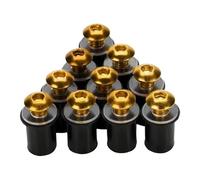 Motorcycle Bolts Screw For Suzuki GSXR GSX-R 600 750 1000 K1 K2 K3 K4 K5 K6 K7 K8 K9 K11 M5 Fairing Bolt Kit Fastener Nuts Fairing Bolts Kits(Gold)