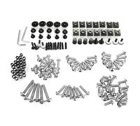 Motorcycle Bolts Screw For Suzuki GSXR600 GSXR750 GSXR 1000 K1 K3 K4 K5 K6 K7 K8 K9 K11 GSXR1300 HAYABUSA Fairing Bolt Kit Fairing Nuts(Silver)