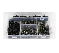 Motorcycle Bolts Screw For Y&amaha FJR1300 2013-2019 Fairing Bolts Kit Windshield Bolt Nuts Windscreen Fastener Clips Fairing Body Screws Bolts(Titanium)