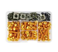 Motorcycle Bolts Screw For Y&amaha TDM 850 900/A TMAX 500/530 SX/DX SRV250 SRX 400 600 TDR250 Fairing Bolts Kit Body Nuts Fairing Bolts Kits(Gold)