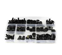 Motorcycle Bolts Screw For Y&amaha Tmax500 Tmax 500 2001-2011 Fairing Bolts Kit Windscreen Fastener Clip Nuts Bodywork Screws Fairing Body Screws Bolts(BLACK)