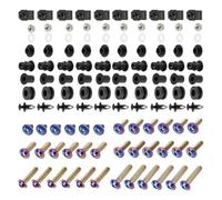 Motorcycle Bolts Screw For Y&amaha YZF-R6 YZFR6 YZF R6 2006-2007 Fairing Bolts Kit Windshield Bolt Nuts Windscreen Fastener Fairing Bolts Kits(Multi-colored)