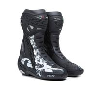 TCX RT-Race Motorcycle Boots, black-grey-white, size 48 for Men
