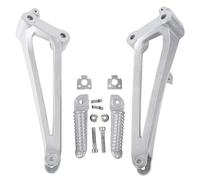 Motorcycle Bracket Footpegs Pegs For Yamaha YZF R1 YZF-R1 2009-2014 Rear Passenger HGNMPGVVTZ(Silver)