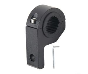 Motorcycle Bracket For 22mm To 32mm Bars Aluminum Spotlight Mount With M8 Threads Black Finish Fog Lamp Holder For Scooter And For Atv Adjustable Clamp On Light Base Outdoor Accessory