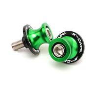 Motorcycle bracket screws For X-Cape 650 X Motorcycle CNC Aluminum Swingarm Spool Slider Stand Screws 10MM 8MM(8MM Green)
