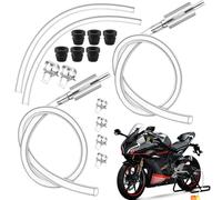 Motorcycle Brake Bleeder Kit,Brake Bleeding Hose Tool | Check Valve Wear-Resistant Hydraulic System Bleeding Tool for Automotive Daily Care Maintenance