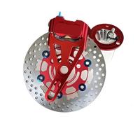 Motorcycle Brake Calipers Adapter/bracket For Rear Flat Fork System For Scooter Motorbike Dirt Bike Modify(Red)