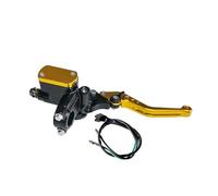 motorcycle brake clutch 7/8" 22mm 6 colors Motorcycle Front Brake Clutch for Master Cylinder Hydraulic Pump Lever(Gold Right)